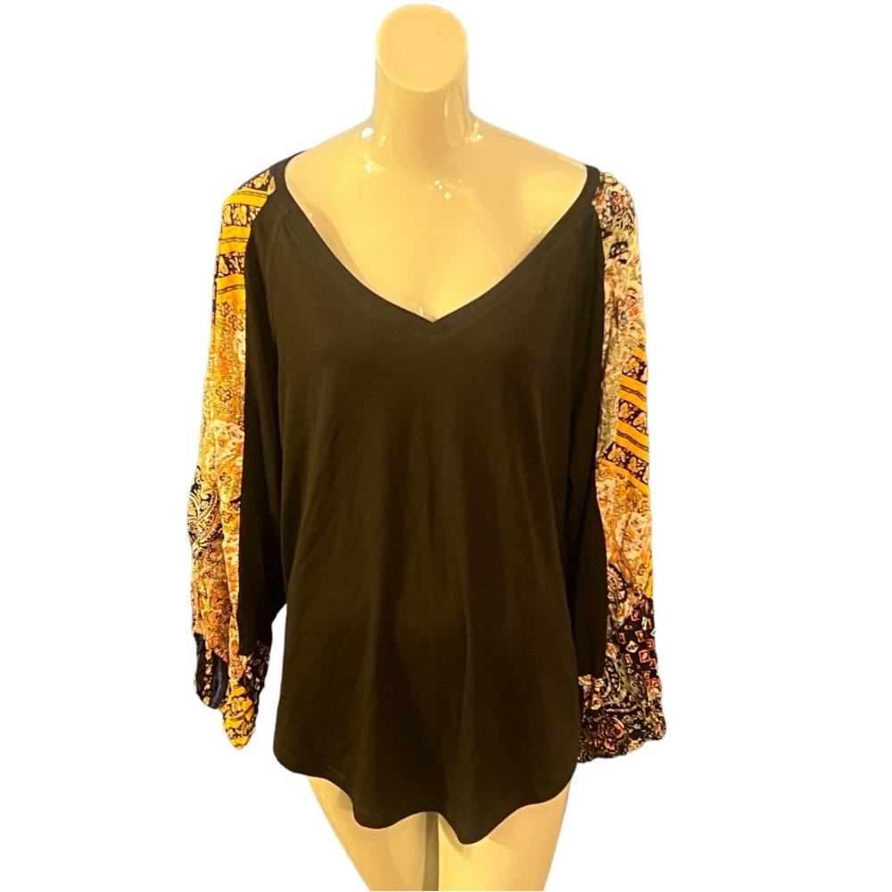 Beyove Boho Balloon Sleeve Blouse